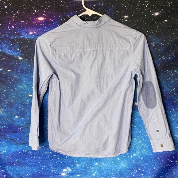 Zara Boys- Long Sleeve Blue Button Down size 7/8 - Picture 7 of 9